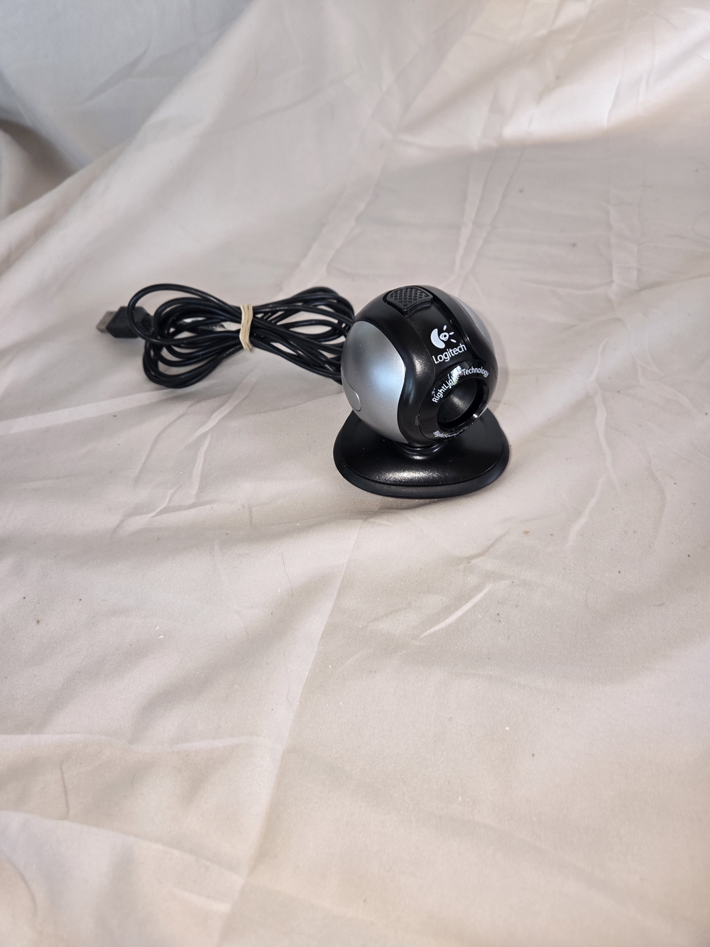 Logitech Black/Silver USB Webcam